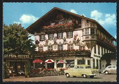 AK Kochel am See, Alpenhotel Schmied von Kochel