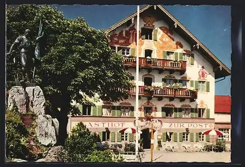 AK Kochel am See, Gasthof zur Post