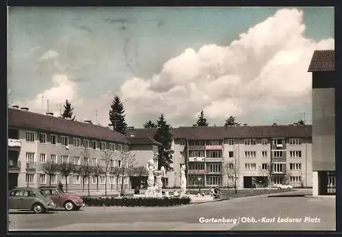 AK Gartenberg / Obb., Karl-Lederer-Platz