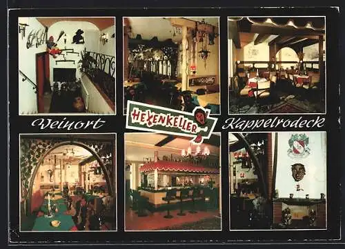 AK Kappelrodeck /Schwarzwald, Gasthaus und Pension Hexenkeller, Bes. Fam. H. Glöckler