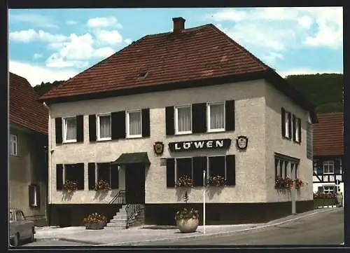 AK Kappelrodeck /Schwarzwald, Gasthaus zum Löwen, Inh. Frieda Maier