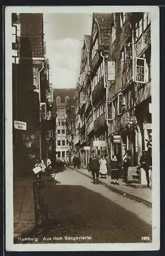 AK Alt-Hamburg, Aus dem Gängeviertel