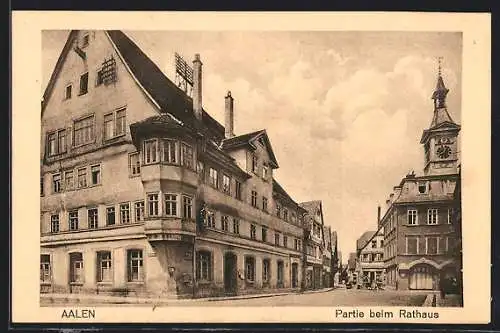 AK Aalen, Partie beim Rathaus