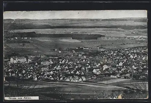 AK Aalen, Stadt aus der Vogelschau