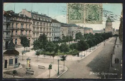 AK Mainz, Partie in der Kaiserstrasse