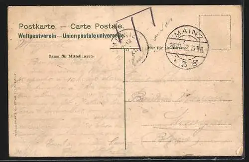 AK Mainz, Partie in der Kaiserstrasse