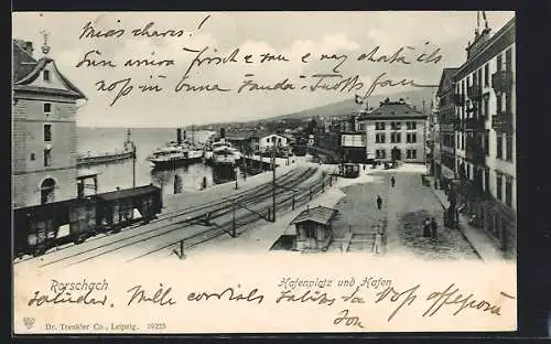 AK Rorschach, Hafenplatz und Hafen