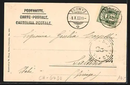 AK Schwyz, Partie am Rathaus