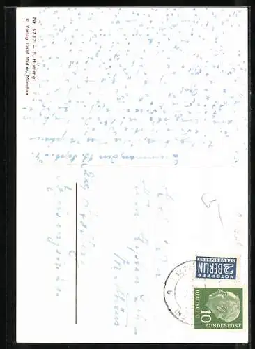 Künstler-AK Hummel: Junge nascht vom Honig