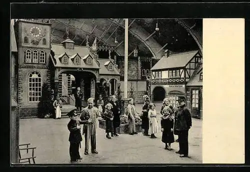 AK Liliputaner in Schaefer`s Märchenstadt Lilliput