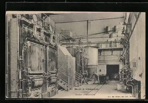 AK Au Pays du Champagne, Maison Moet & Chandon, Station d`Electricite, Champagner