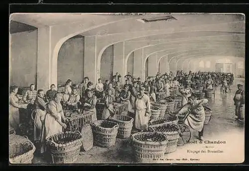 AK Moet & Chandon, Rincage des Bouteilles