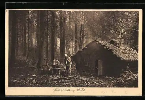 AK Köhlerhütte im Wald