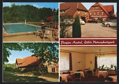 AK Döhle /Lüneburger Heide, Pension Auetal, Bes. Familie Främbs