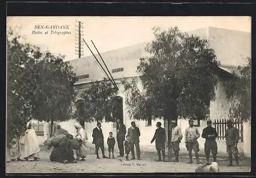 AK Ben-Gardane, Postes et Télégraphes