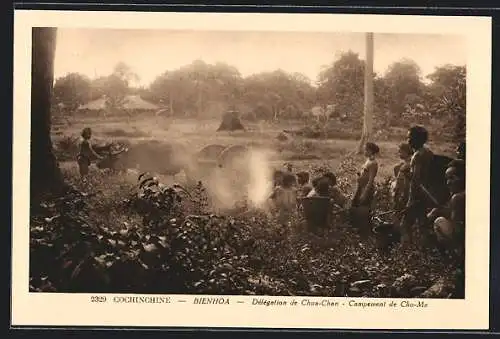 AK Cochinchine, Bienhoa, Délégation de Chua-Chan, Campement de Cho-Ma
