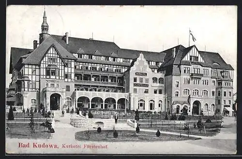 AK Bad Kudowa, Partie am Kurhotel Fürstenhof