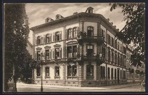 AK Freiburg i. Breisgau, Frauenschule des Evangelischen Stifts, Hebelstrasse 36