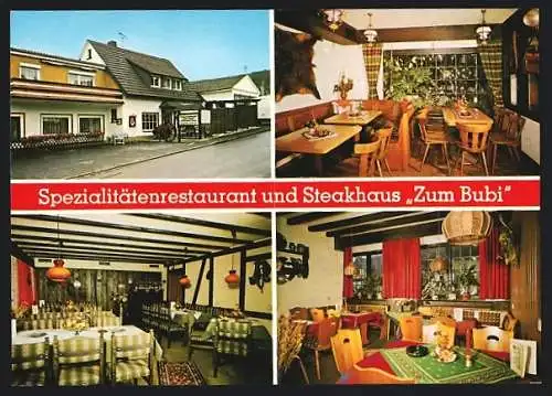 AK Nümbrecht-Gaderoth, Restaurant Zum Bubi, Bes. Familie Hans Soiron