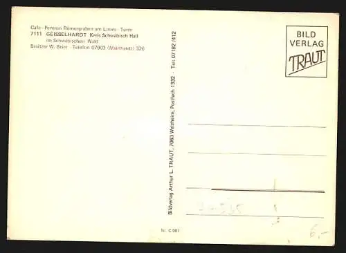 AK Geisselhardt, Cafe Römergraben