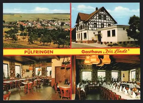 AK Königheim-Pülfringen, Gasthaus-Metzgerei Zur Linde