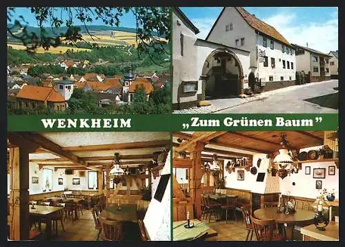 AK Wenkheim, Landgasthof Zum Grünen Baum