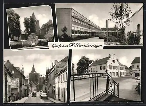 AK Köln-Worringen, Ortsansichten, Kirche