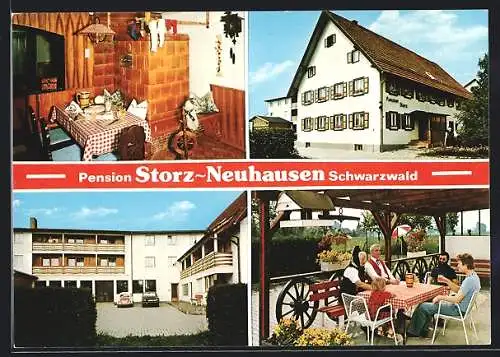 AK Königsfeld-Neuhausen / Schwarzwald, Pension Storz
