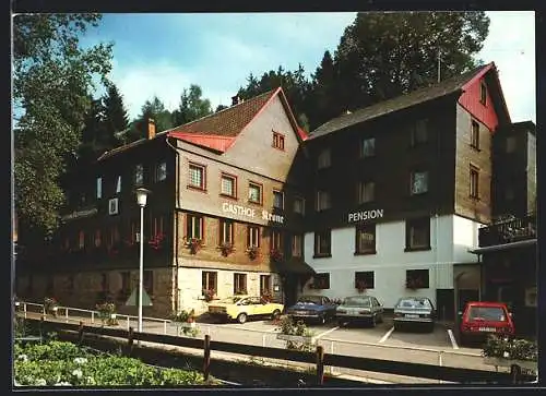 AK Triberg-Nussbach, Gasthof-Pension Krone, Alte Strasse 22