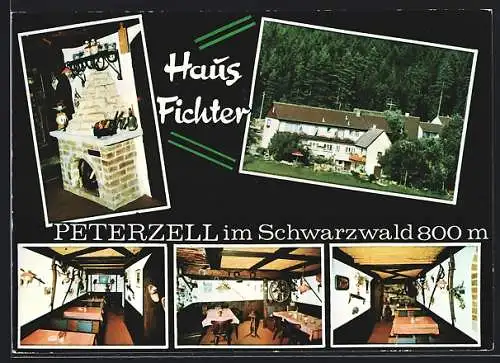 AK Peterzell / Schwarzwald, Pension Haus Fichter