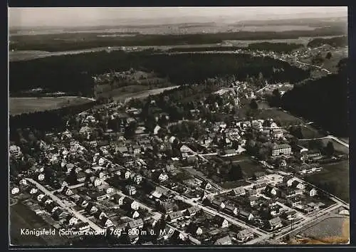 AK Königsfeld / Schwarzwald, Panorama, Luftbild