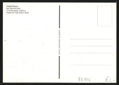 AK Blumberg-Zollhaus, Hotel Kranz