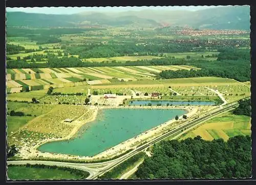 AK Freiburg / Breisgau, Camping Breisgau, Autobahn