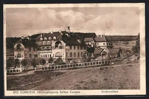 AK Bad Dürrheim, Motiv vom Kindersolbad