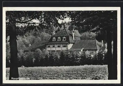 AK Benneckenstein /Harz, Georg-Zeidler Haus, Hauptgebäude