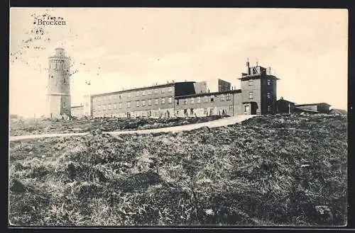 AK Brocken, Brocken-Hotel und Aussichtsturm