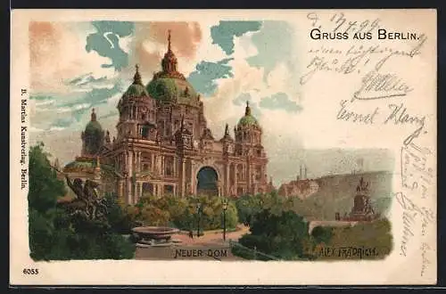Lithographie Berlin, Neuer Dom