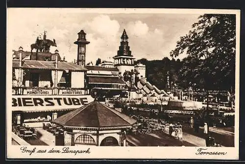 AK Berlin-Charlottenburg, Terrassen im Lunapark