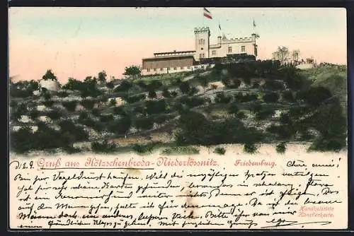 AK Kötzschenbroda-Niederlössnitz, Friedensburg