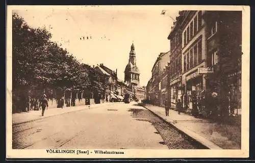 AK Völklingen / Saar, Wilhelmstrasse