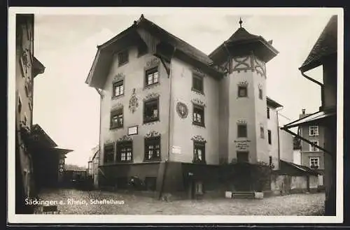 AK Säckingen a. Rhein, Scheffelhaus