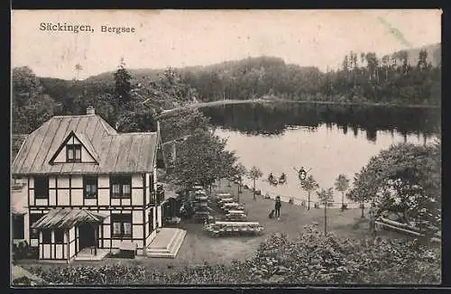 AK Säckingen, Gasthaus am Bergsee