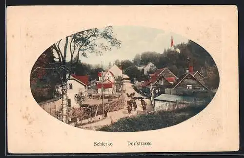 AK Schierke / Harz, Dorfstrasse