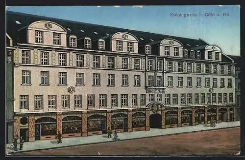 Künstler-AK Köln a. Rh., Kolpinghaus, Breiestrasse 108
