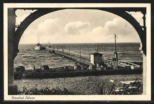 AK Lubmin / Ostseebad, Blick auf die Seebrücke