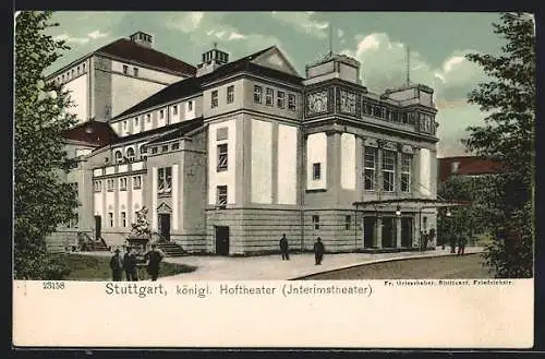 AK Stuttgart, Königliches Hoftheater Interimstheater