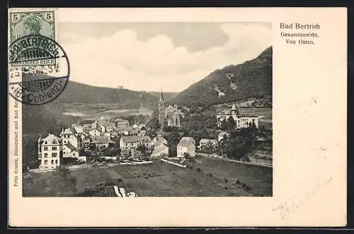 AK Bad Bertrich, Gesamtansicht von Osten