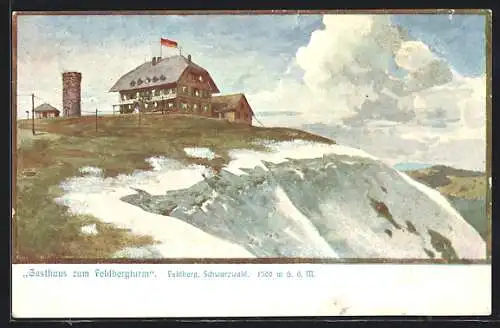 AK Feldberg i. Schwarzwald, Gasthaus zum Feldbergturm