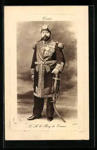 AK Tunis, Le Bey de Tunis, Portrait