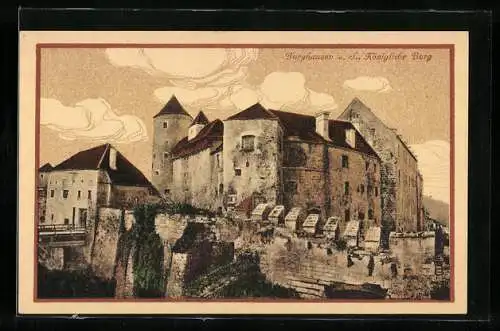 AK Burghausen a. S., Königliche Burg